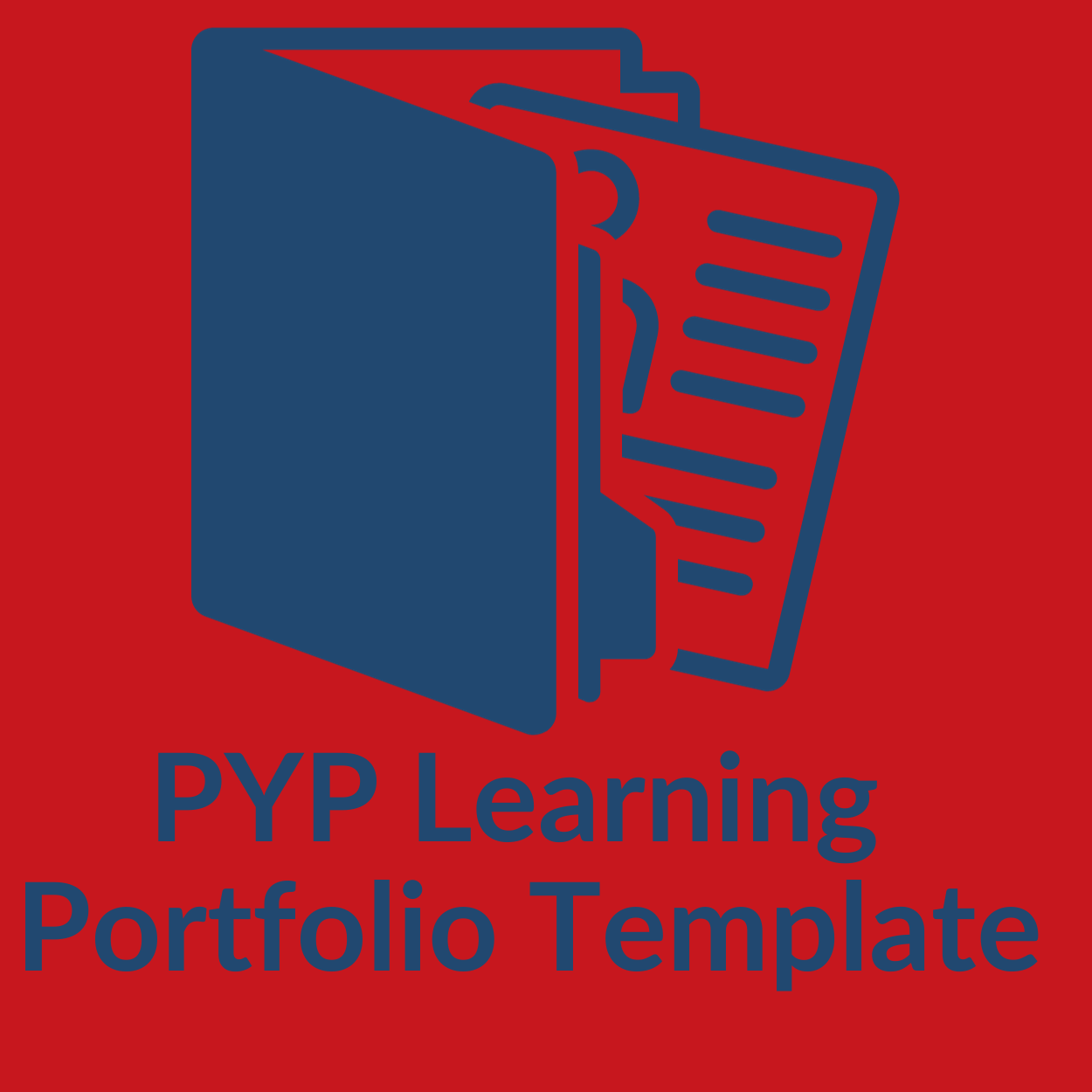 learning portfolio template